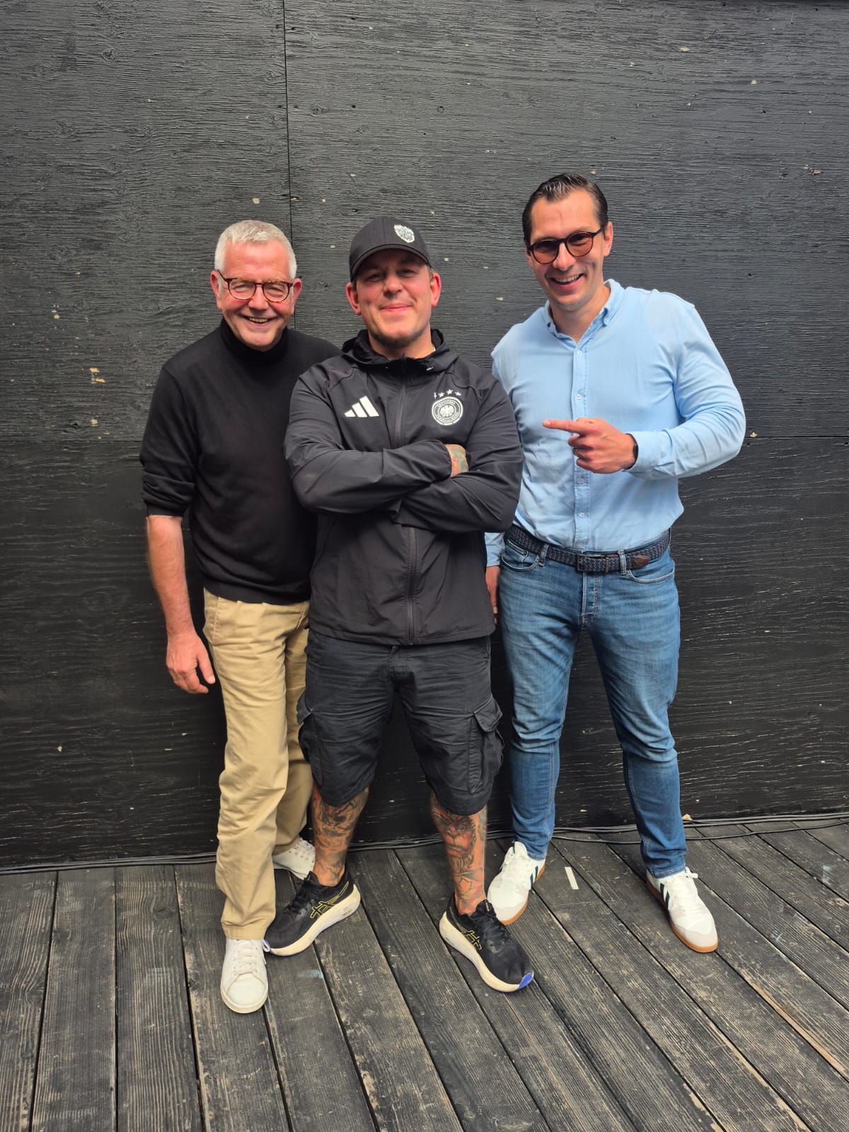 Daniel Schmidt mit Dr. Thomas P. Fößel und Thomas Becker (c) Pastoraler Raum Mayen Daniel Schmidt mit Dr. Thomas P. Fößel und Thomas Becker
