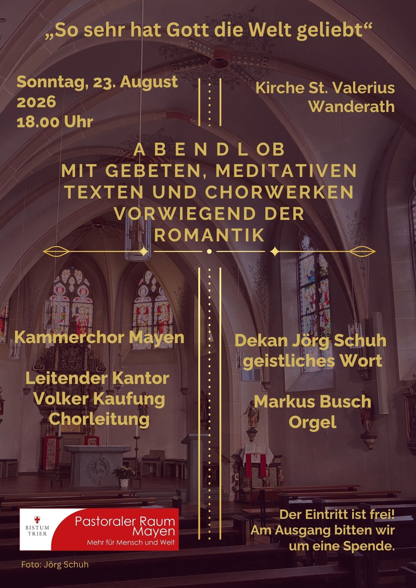 Abendlob mit Kammerchor