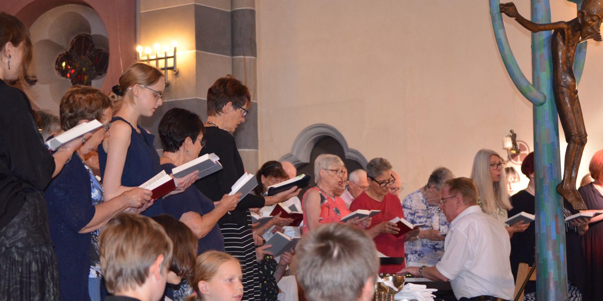 Projektchor Pastoraler Raum beim Ehrenamtsfest