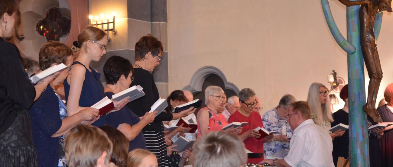 Projektchor Pastoraler Raum beim Ehrenamtsfest (c) Marek Jost Projektchor Pastoraler Raum beim Ehrenamtsfest