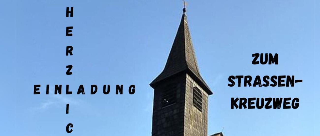 2026-04-03 Staßenkreuzweg (1) (c) Carmen Adams Straßenkreuzweg in Volkesfeld