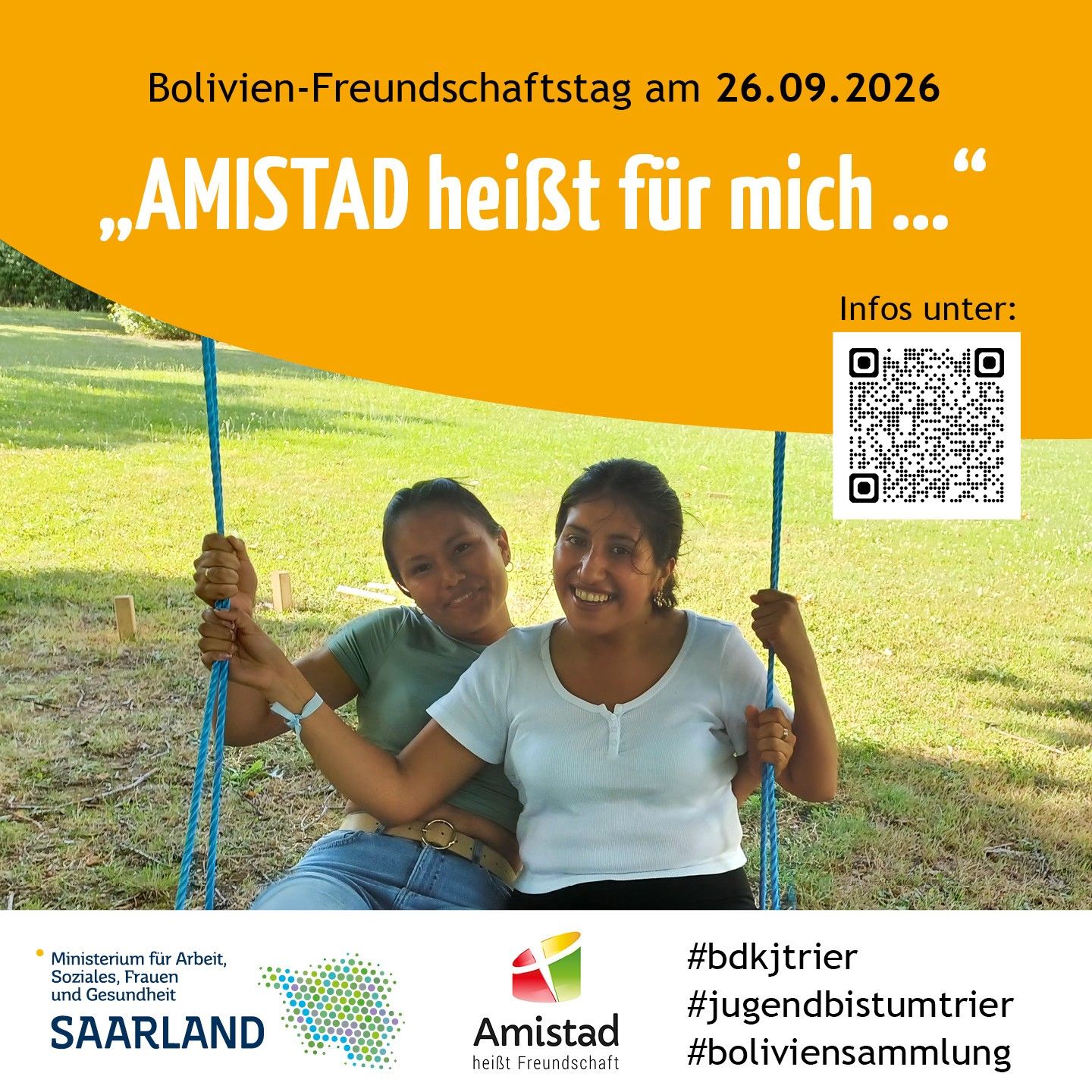 Aufruf zum Bolivien-Freundschaftstag 2026 (c) Bistum Trier Aufruf zum Bolivien-Freundschaftstag 2026