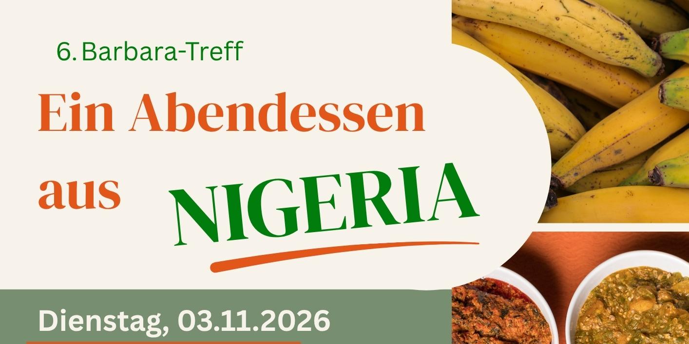 Ein Abendessen aus Nigeria