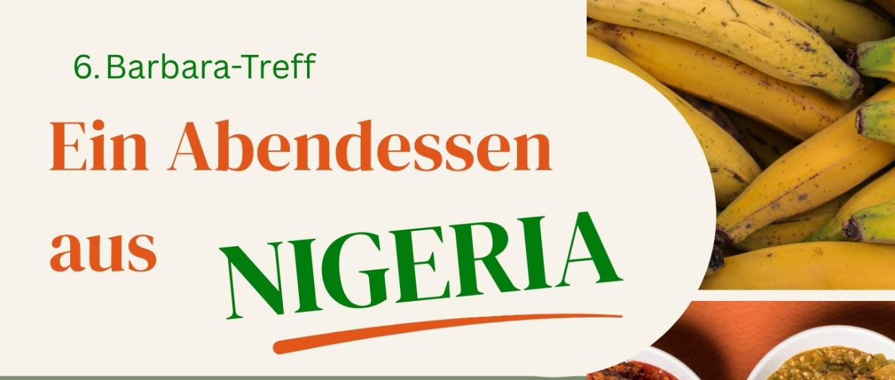 Ein Abendessen aus Nigeria