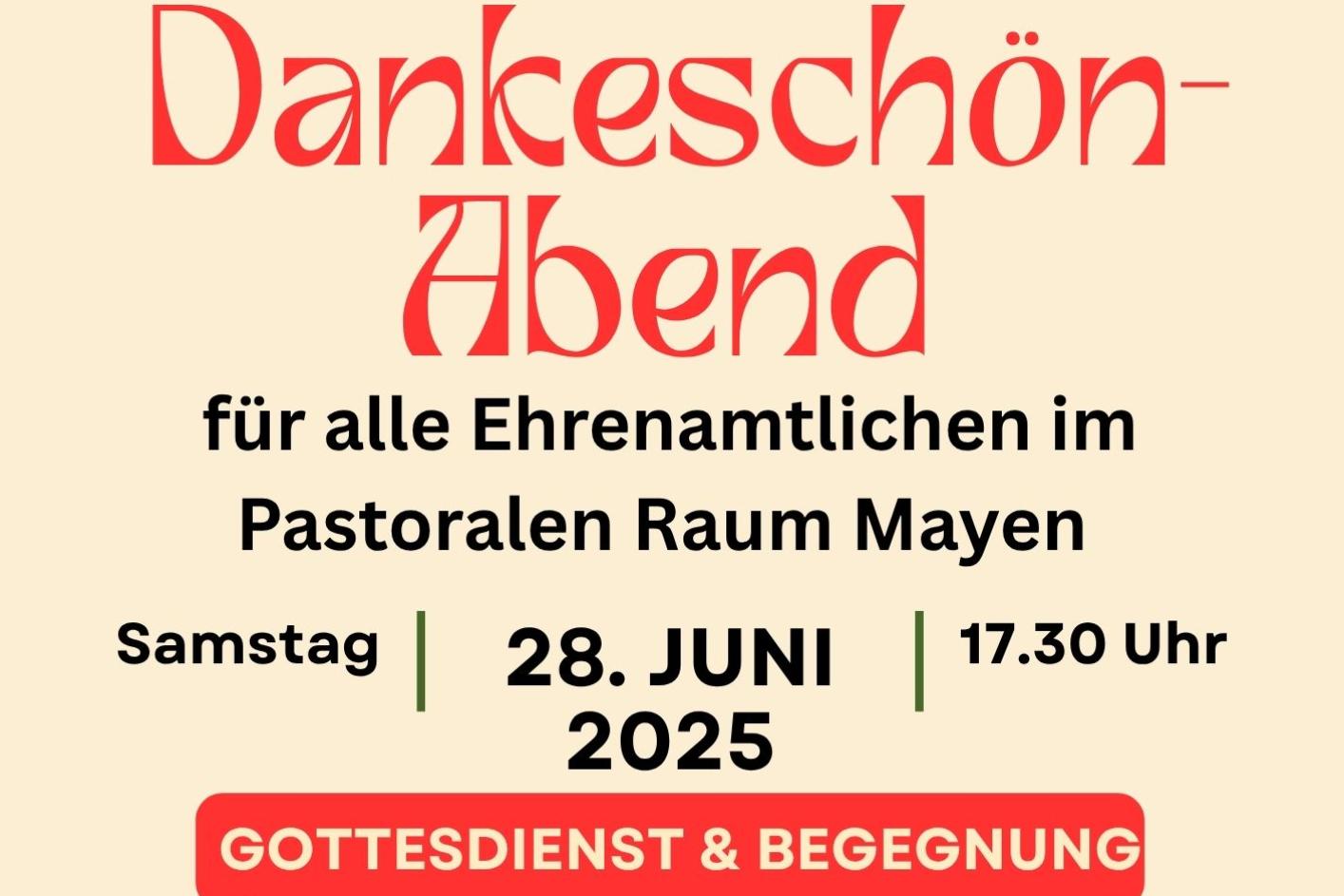 Dankeschön 28.06.2025