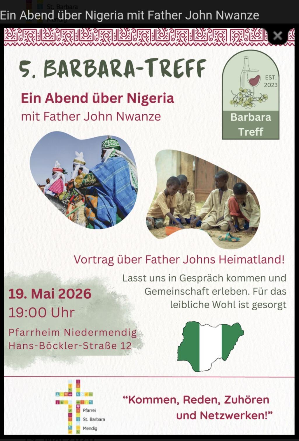 Ein Abend über Nigeria