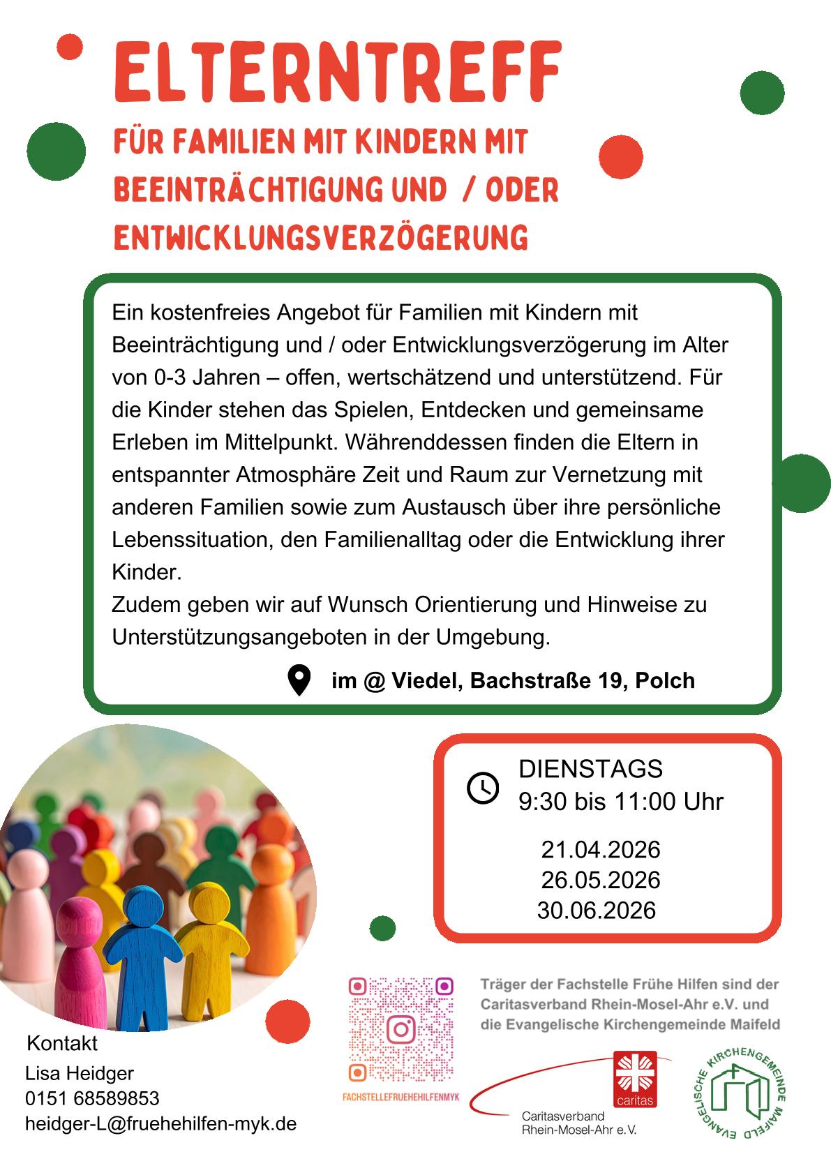 Elterntreff für Eltern mit Kindern mit Beeinträchtigung oder Entwicklungsverzögerung-1