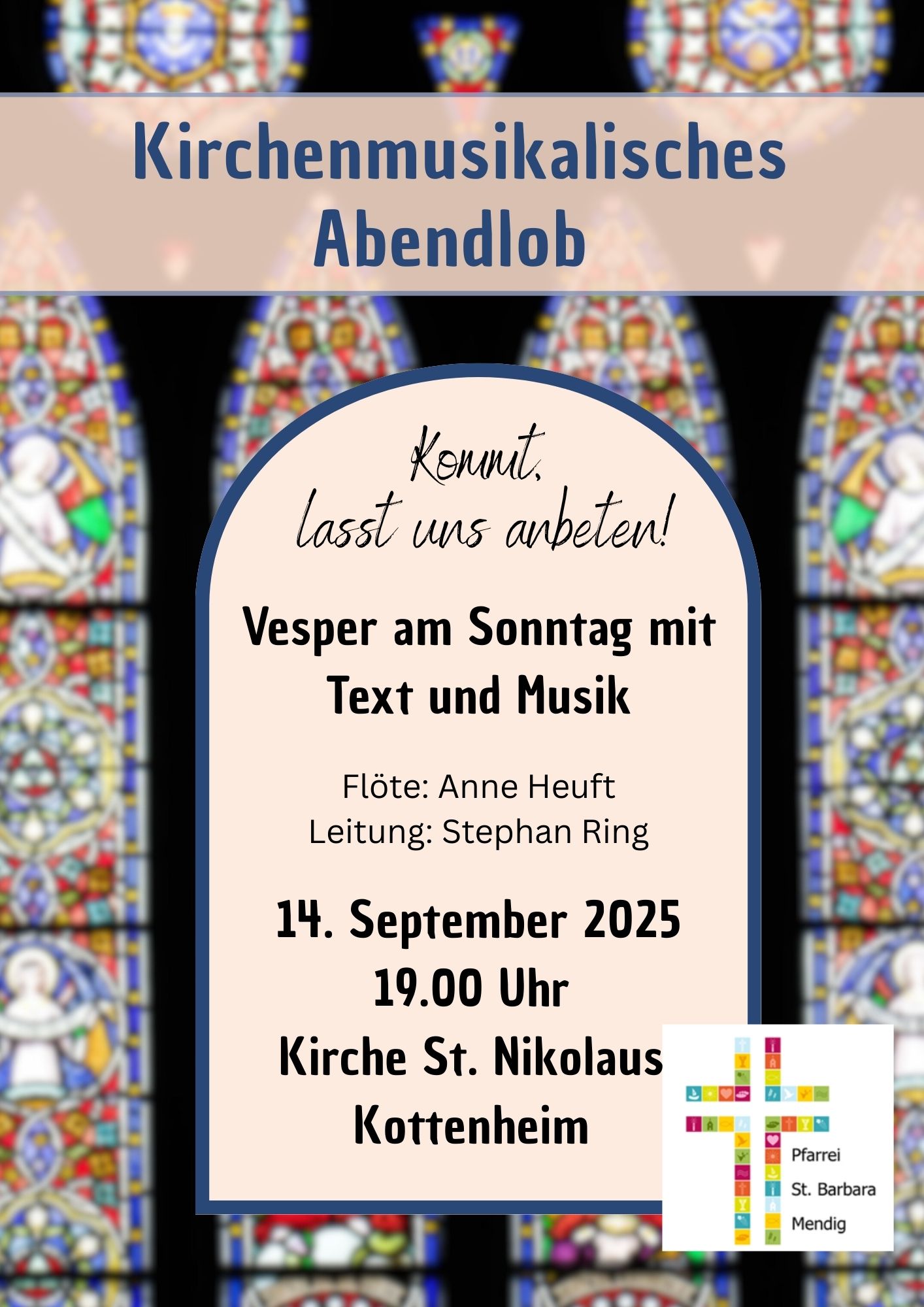 Flyer Gottesdienstprojekt KottenheimThürEttringen