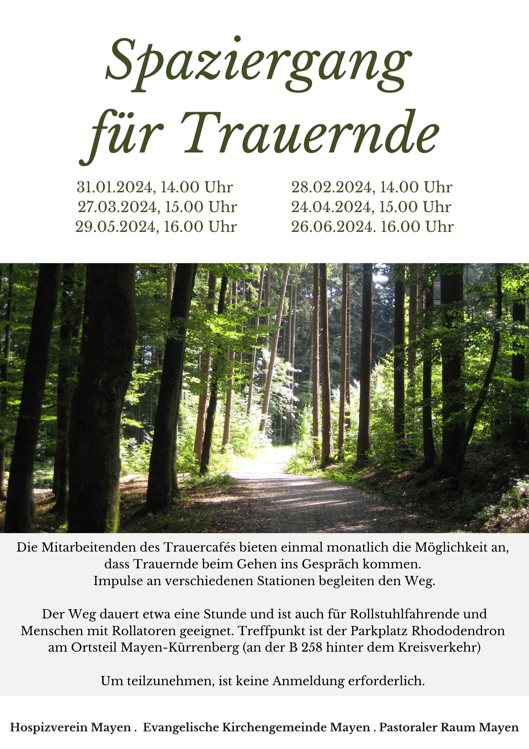 Flyer jpg Spaziergang für Trauernde 2024