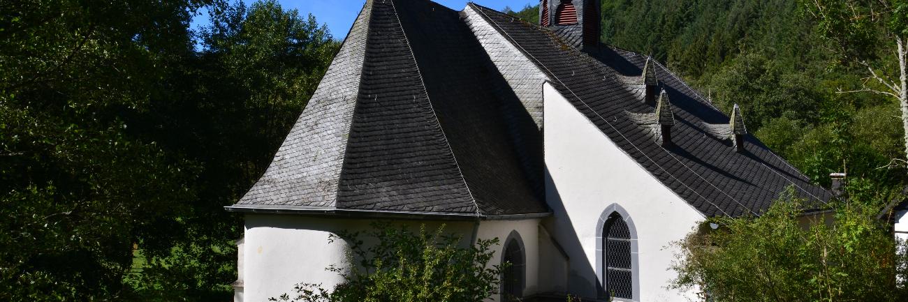 Foto St. Jost (c) Sylke Wintrich Hinteransicht der St. Jost Kapelle