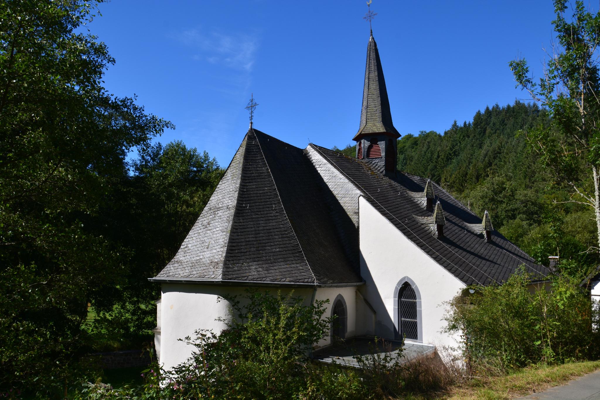 Hinteransicht der St. Jost Kapelle