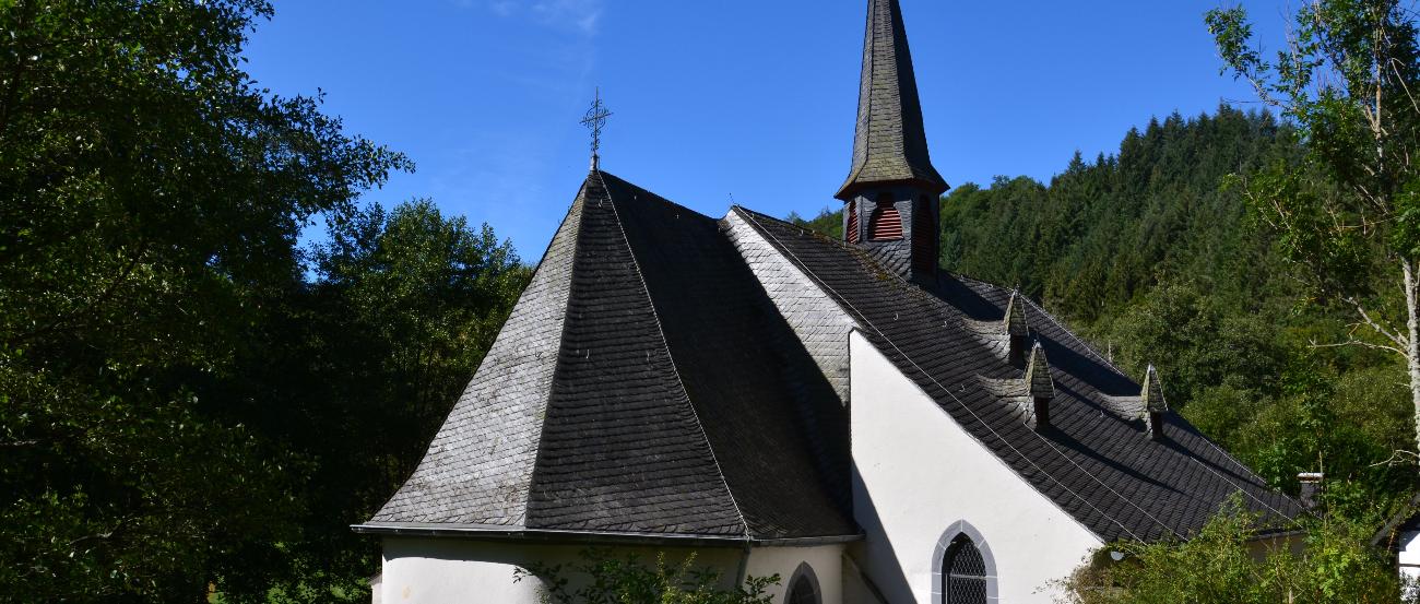 Hinteransicht der St. Jost Kapelle