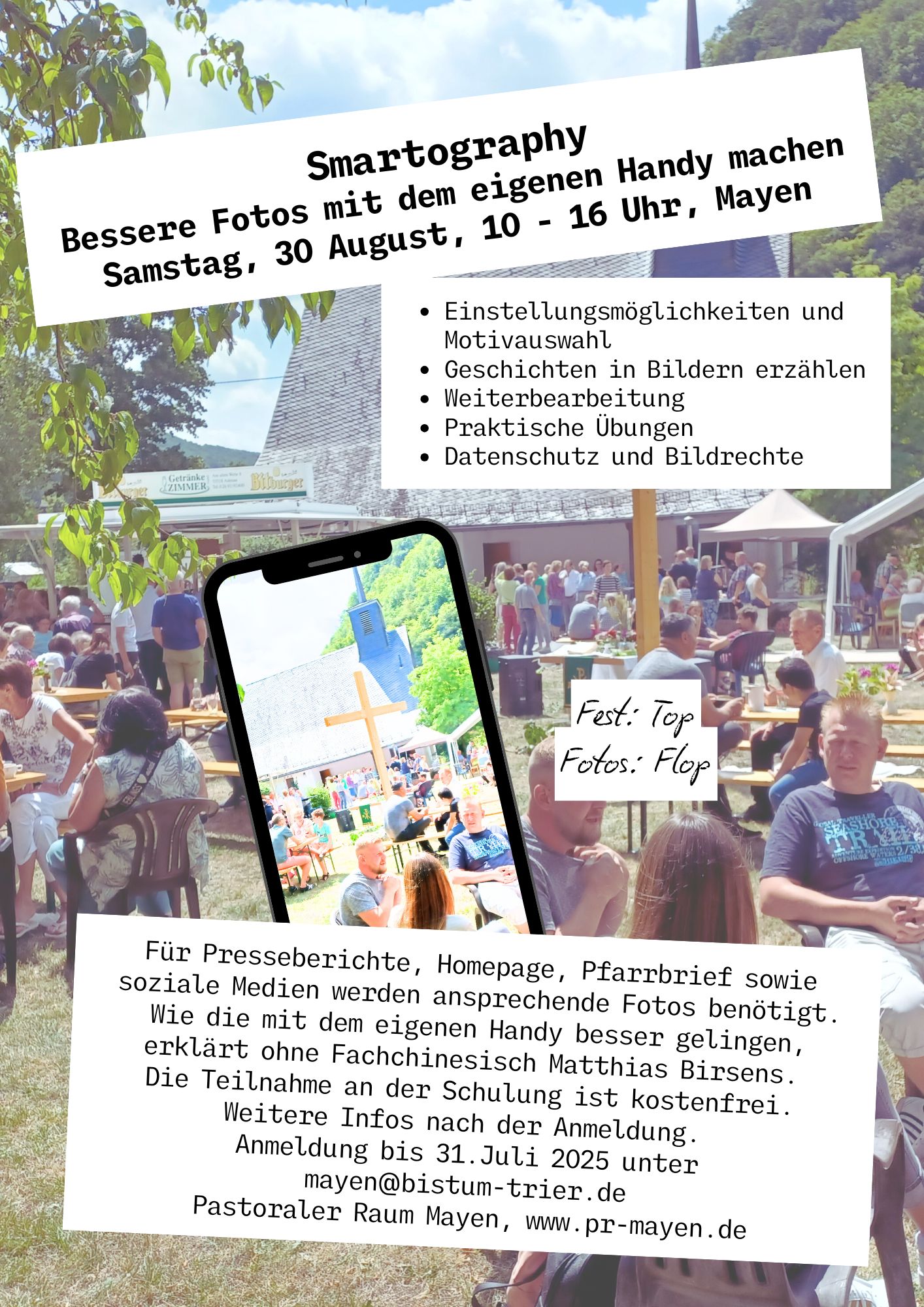 Fotografieren mit dem Smartphone