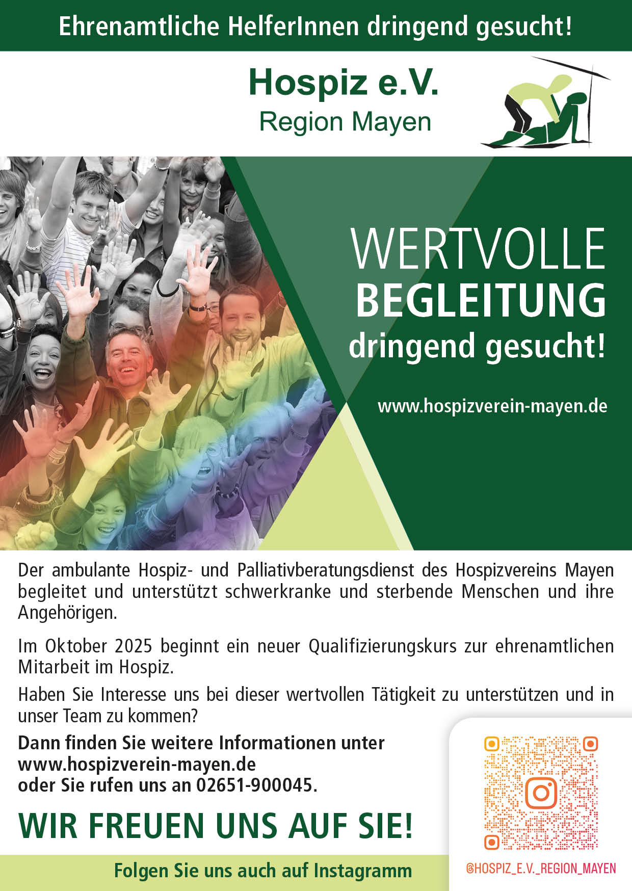 Flyer Schulung Ehrenamtliche