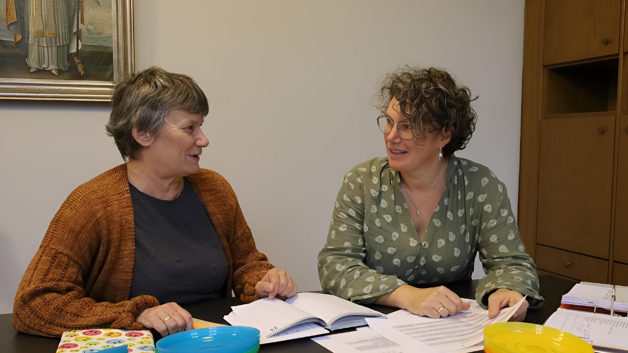Monika Lellmann und Pia Häp