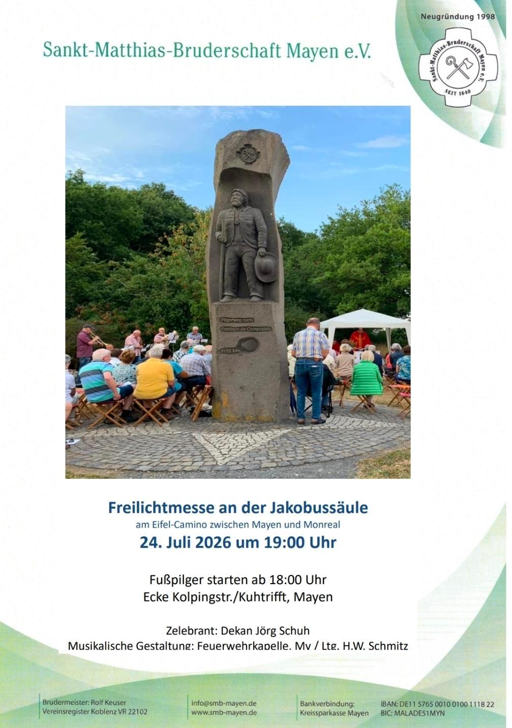 Jakobussäule Gottesdienst 2026