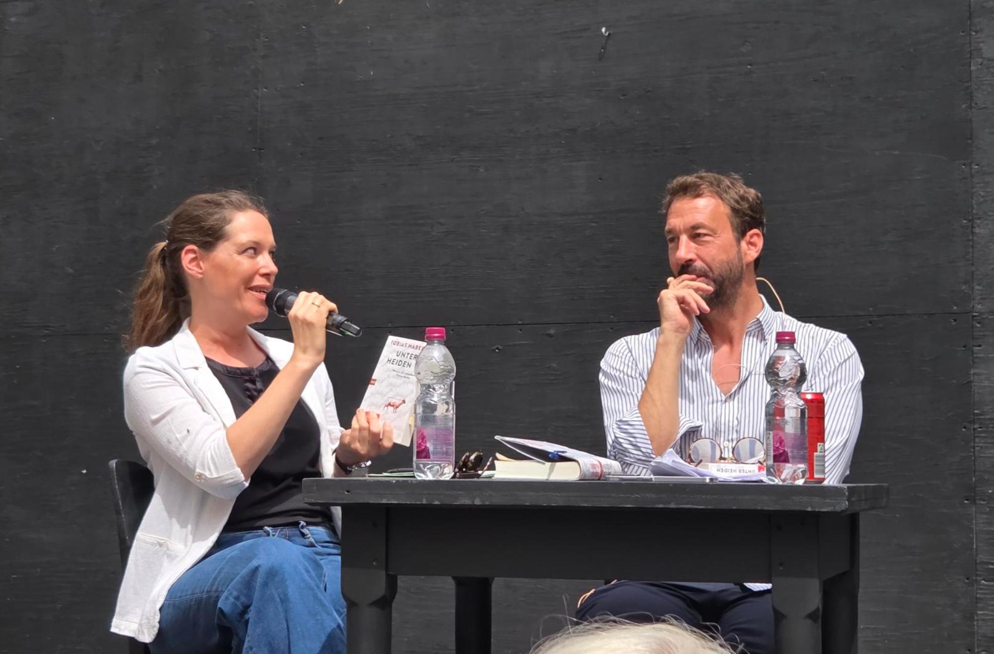 Julia Fröder und Tobias Haberl (c) Martina Wolf Julia Fröder und Tobias Haberl