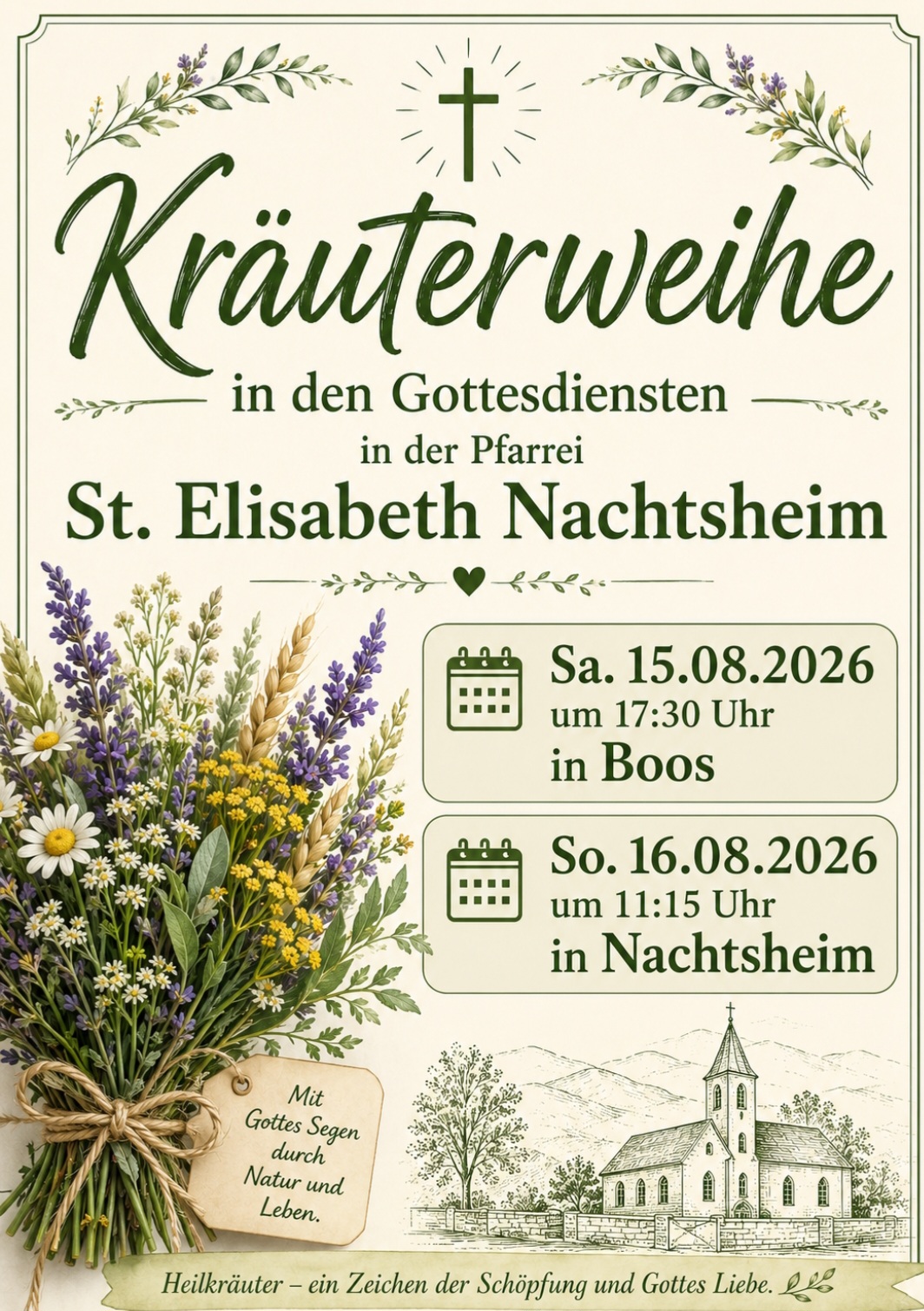 Kräuterweihe Nachtsheim 2026