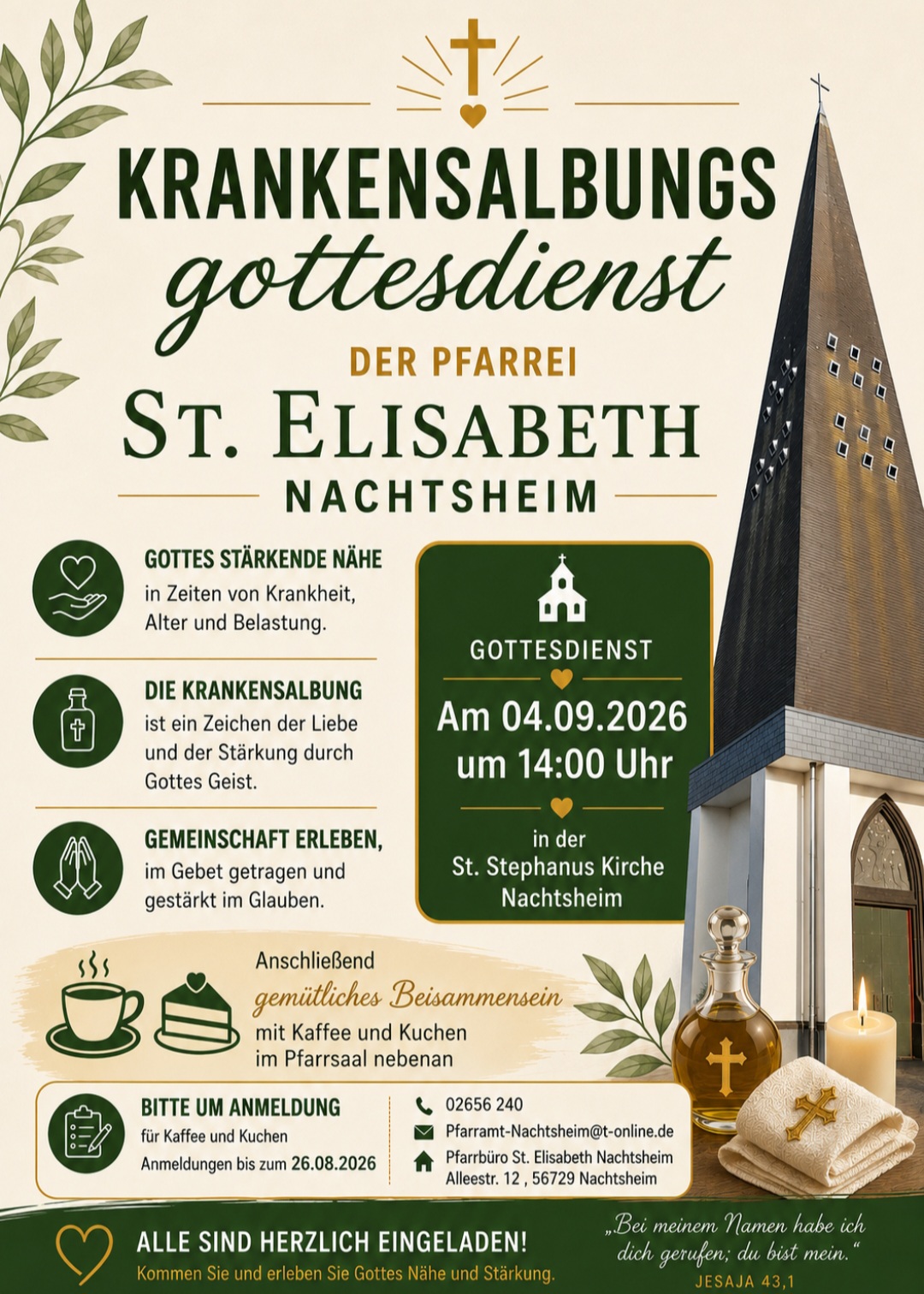 Krankensalbungsgottesdienst Nachtsheim 2026