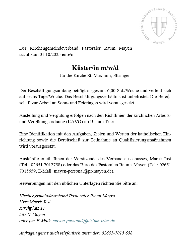 Küster Ettringen