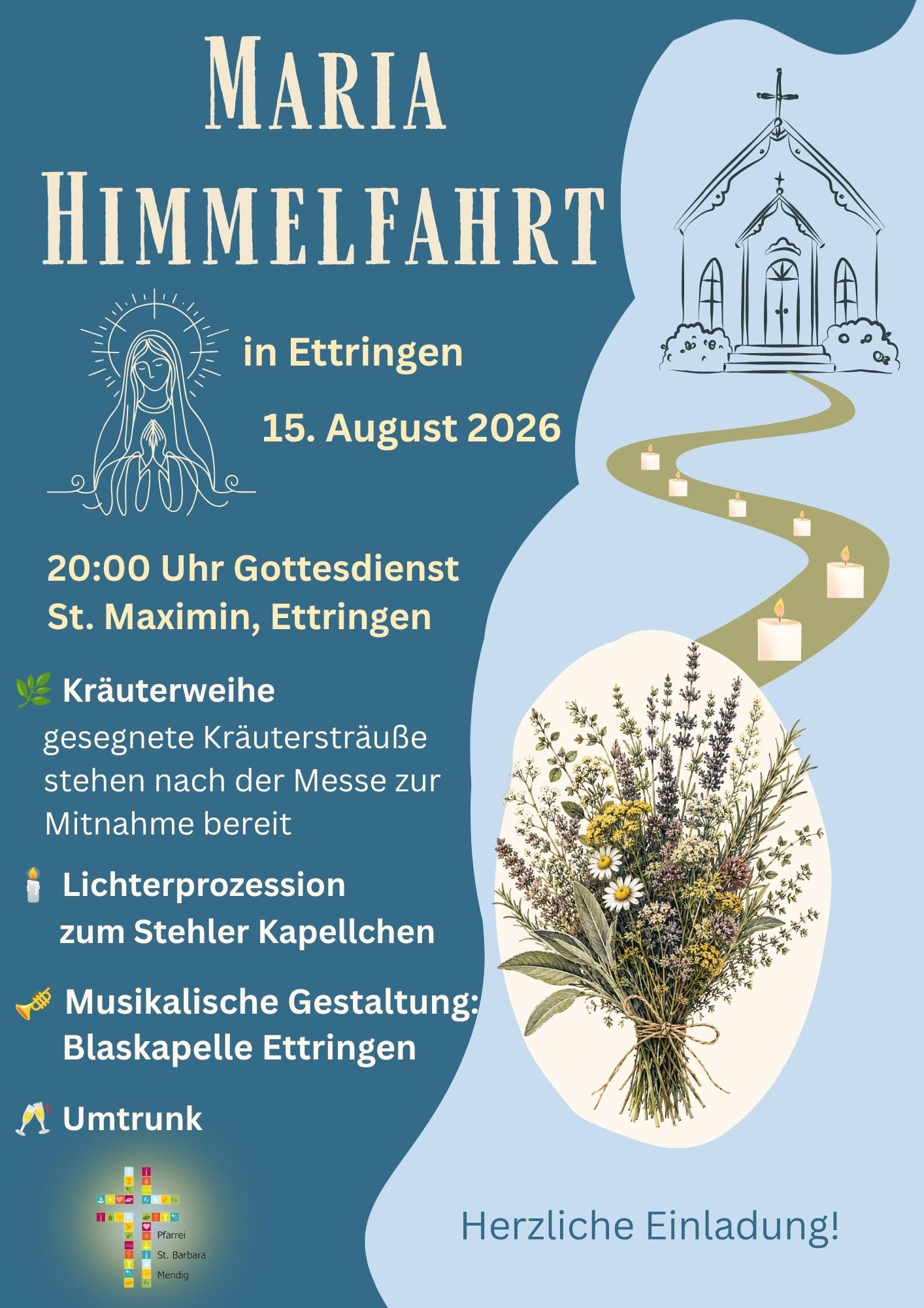 Maria Himmelfahrt 2026