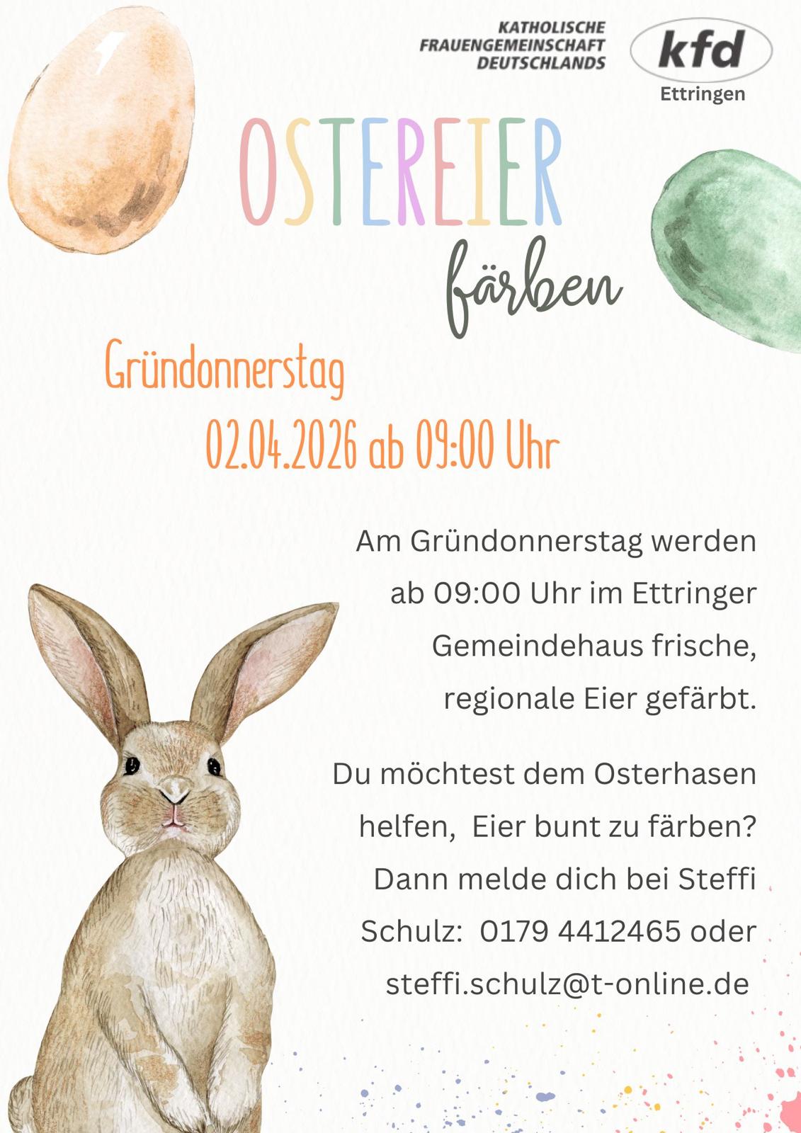 Ostereier färben