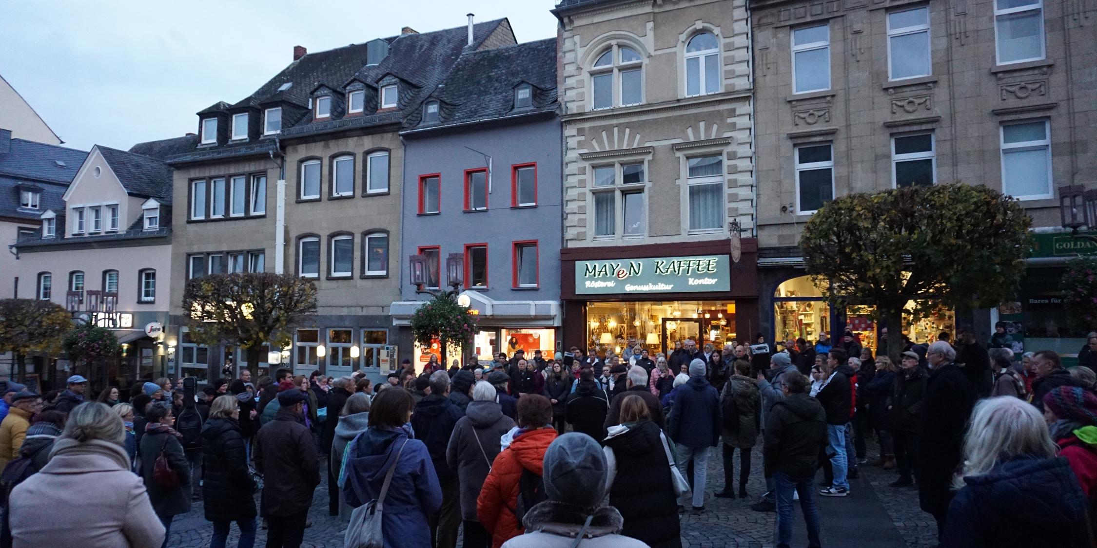 Schweigemarsch in Mayen