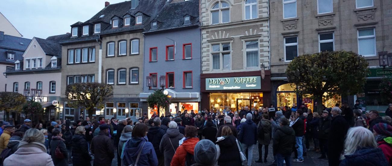 Schweigemarsch in Mayen
