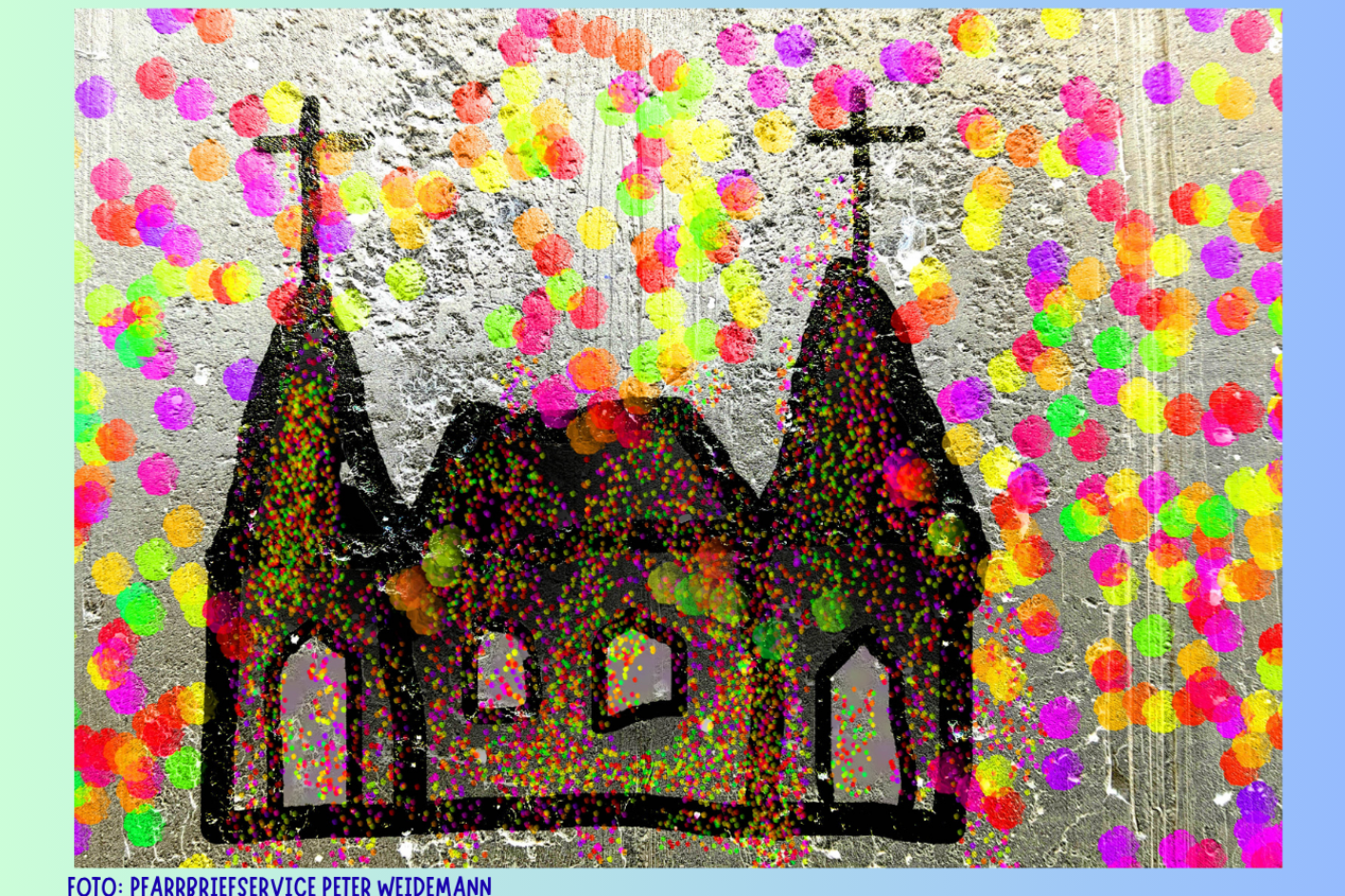 Pfingsten macht die Kirche bunt