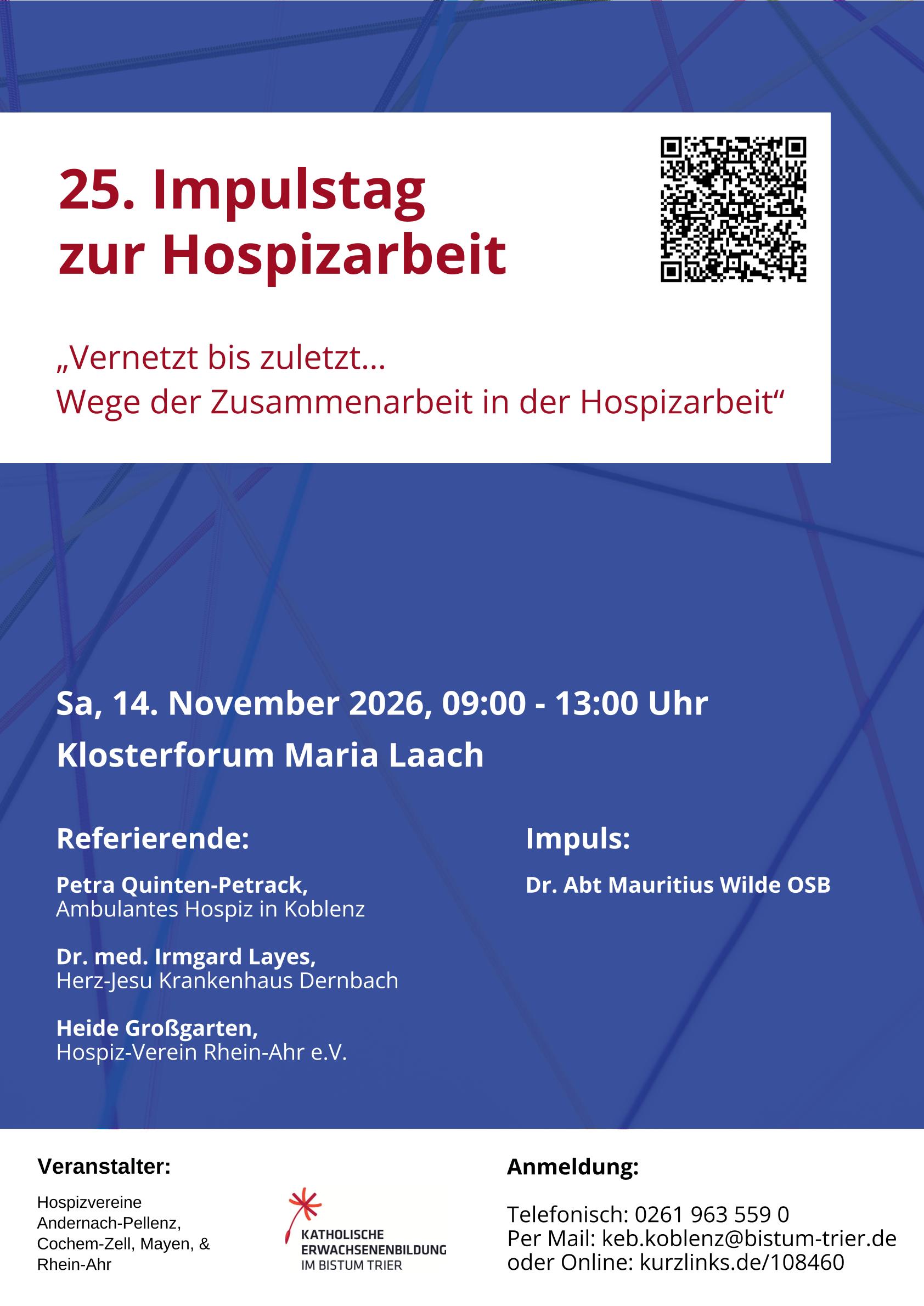 Plakat - 25. Impulstag zur Hospizarbeit 2026-1