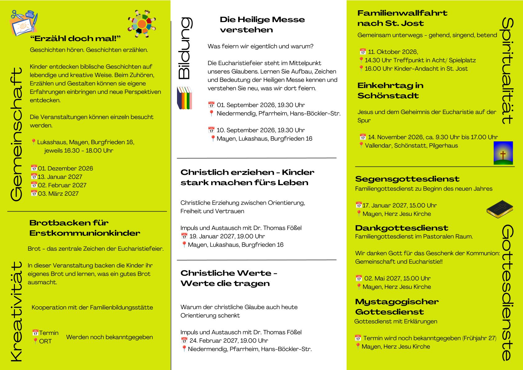 Programm KatechesePlus (2)-1 (c) Pastoraler Raum Mayen Programm KatechesePlus (2)-1