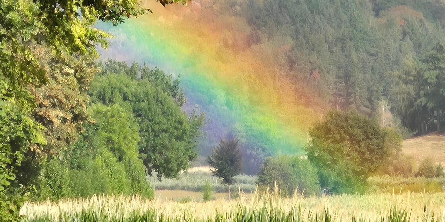 Regenbogen bei Maria Laach