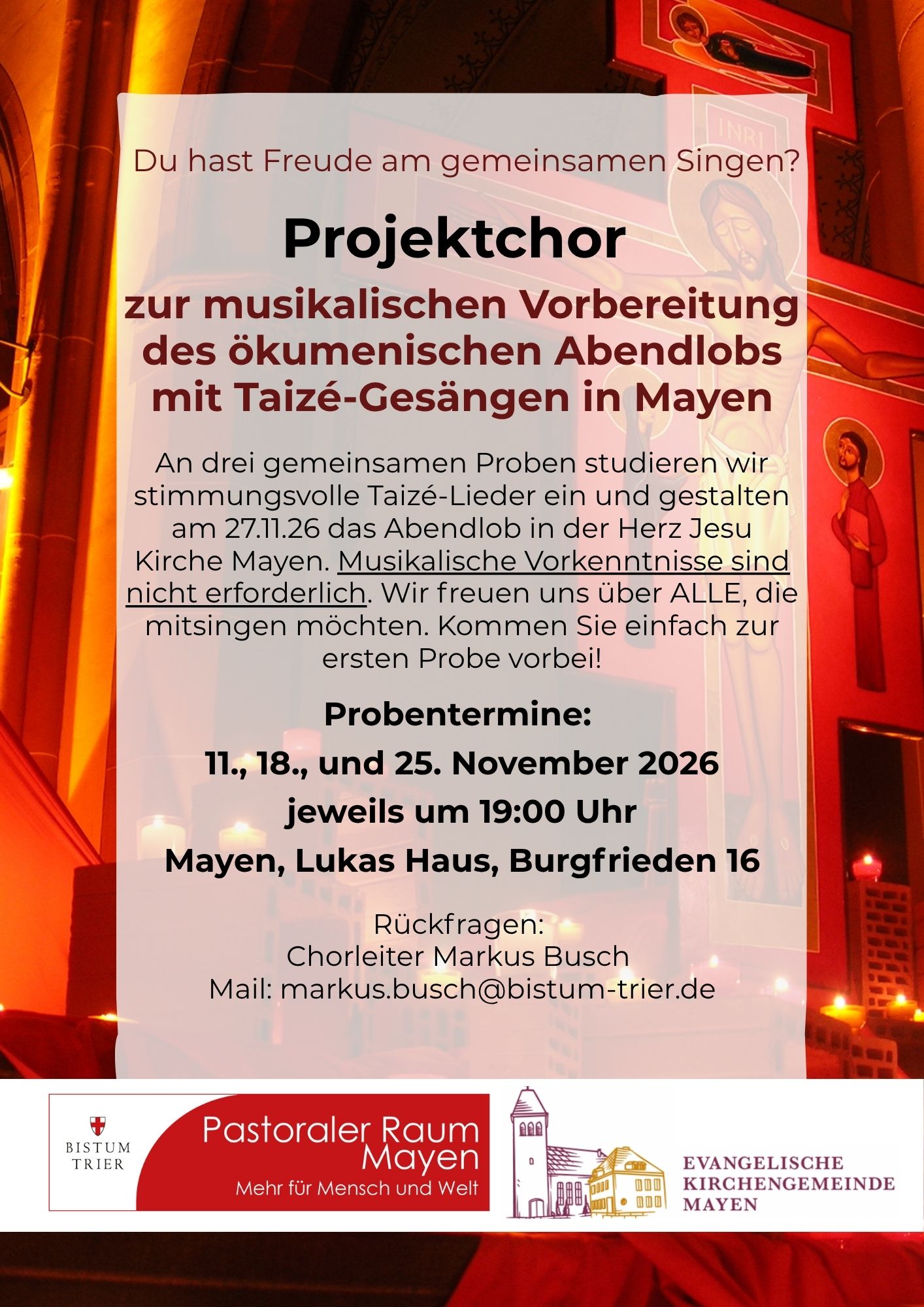 Taizegebet Chorprojekt
