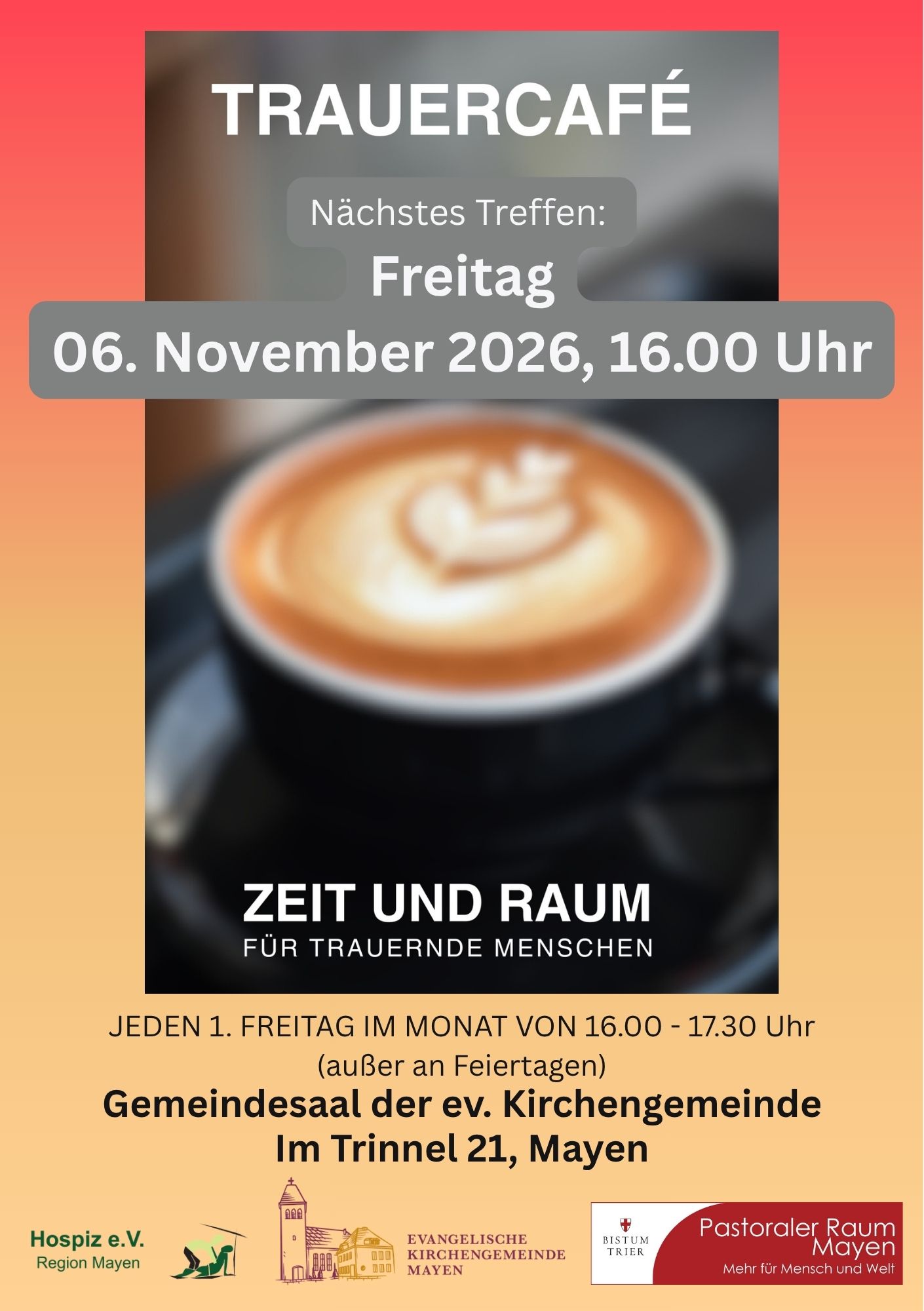 Trauercafé Einzeltermine November 2026