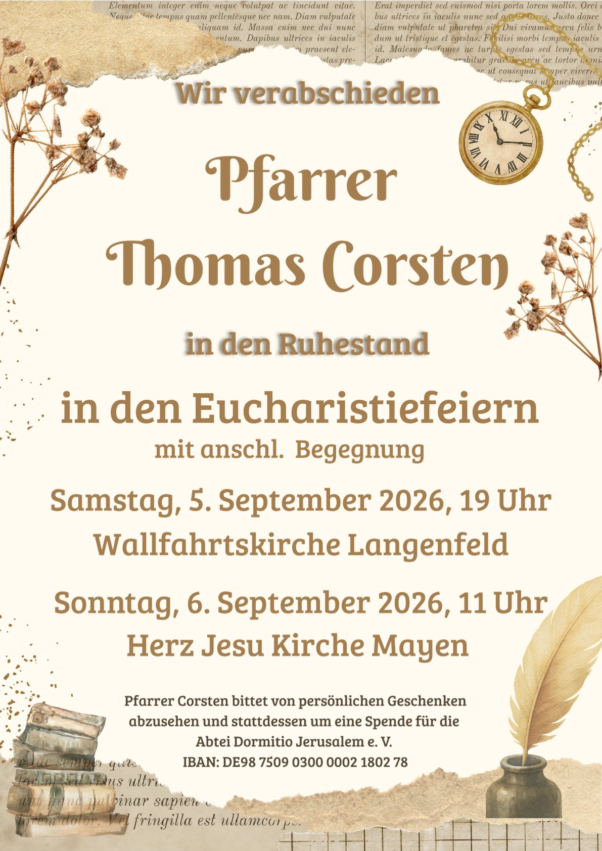 Verabschiedung Thomas Corsten