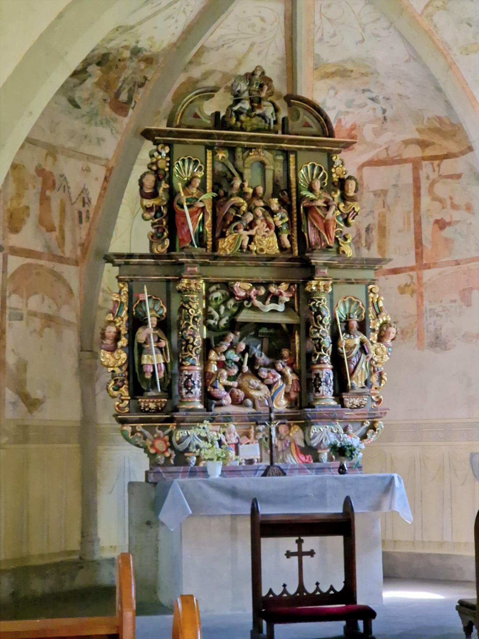 Rosenkranzgebet in der Wallfahrtskapelle
